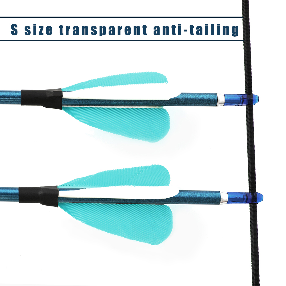 Pure Carbon Blue Arrows 31" 400–1000 Spine Real Feather 6pcs 12pcs