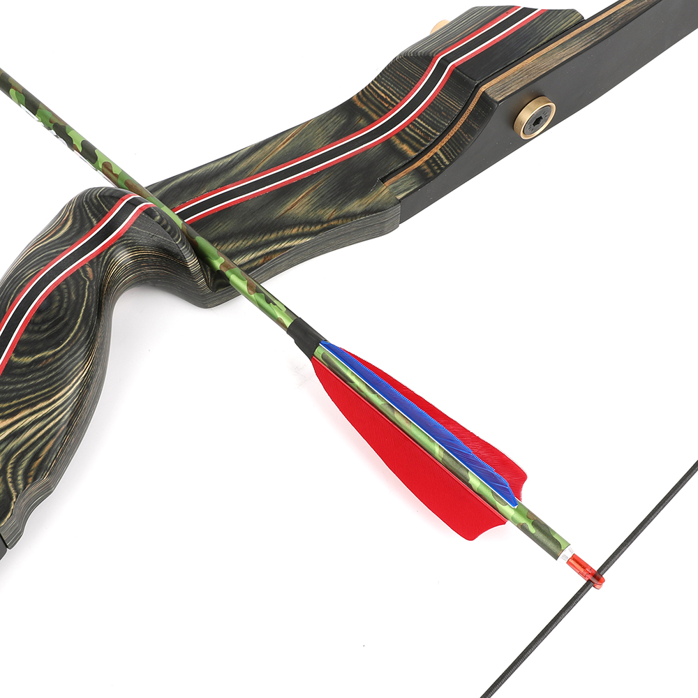 Hunting Arrows 4" Feather 340 Spine Carbon Shaft