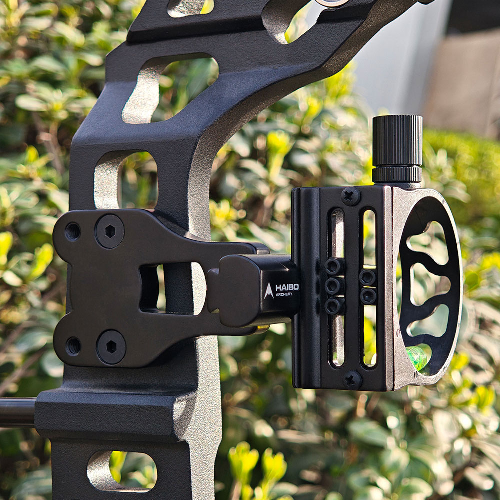 Dwarf HS105 5-Pin Sight 0.019 Fiber Optic 117g CNC Aluminum & Fiberglass