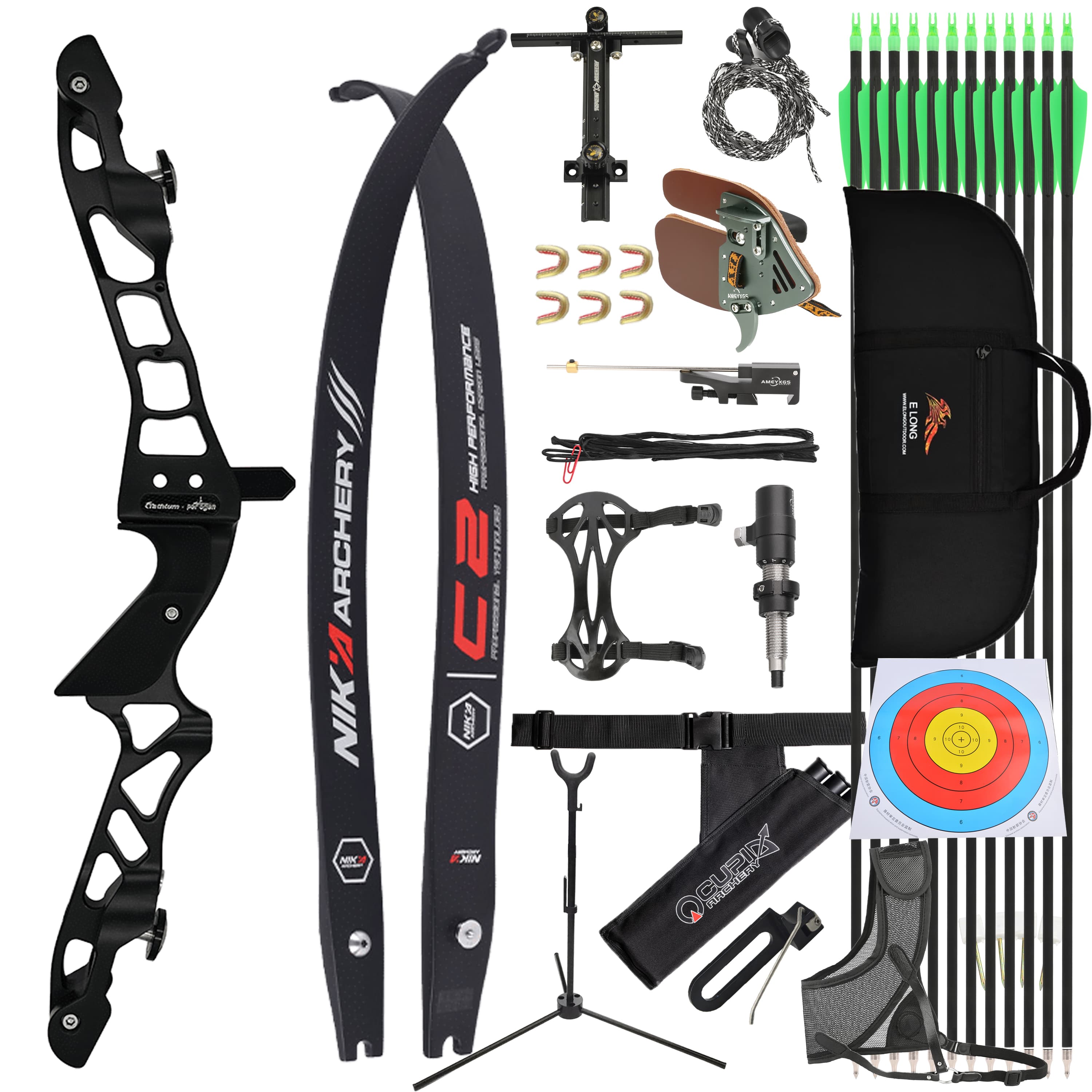 Archery 30/40/50lbs ILF Recurve Bow Takedown Bow