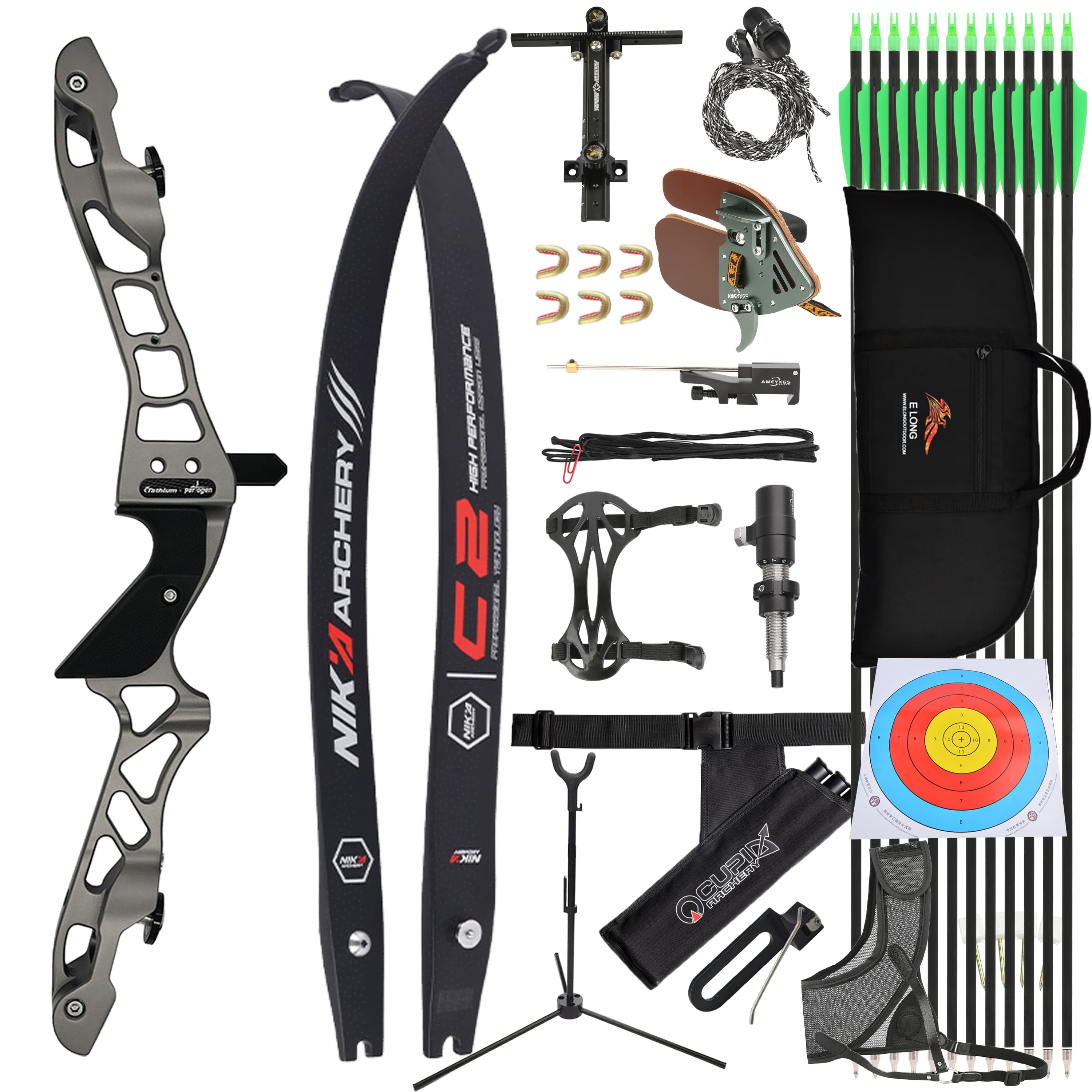 Archery 30/40/50lbs ILF Recurve Bow Takedown Bow