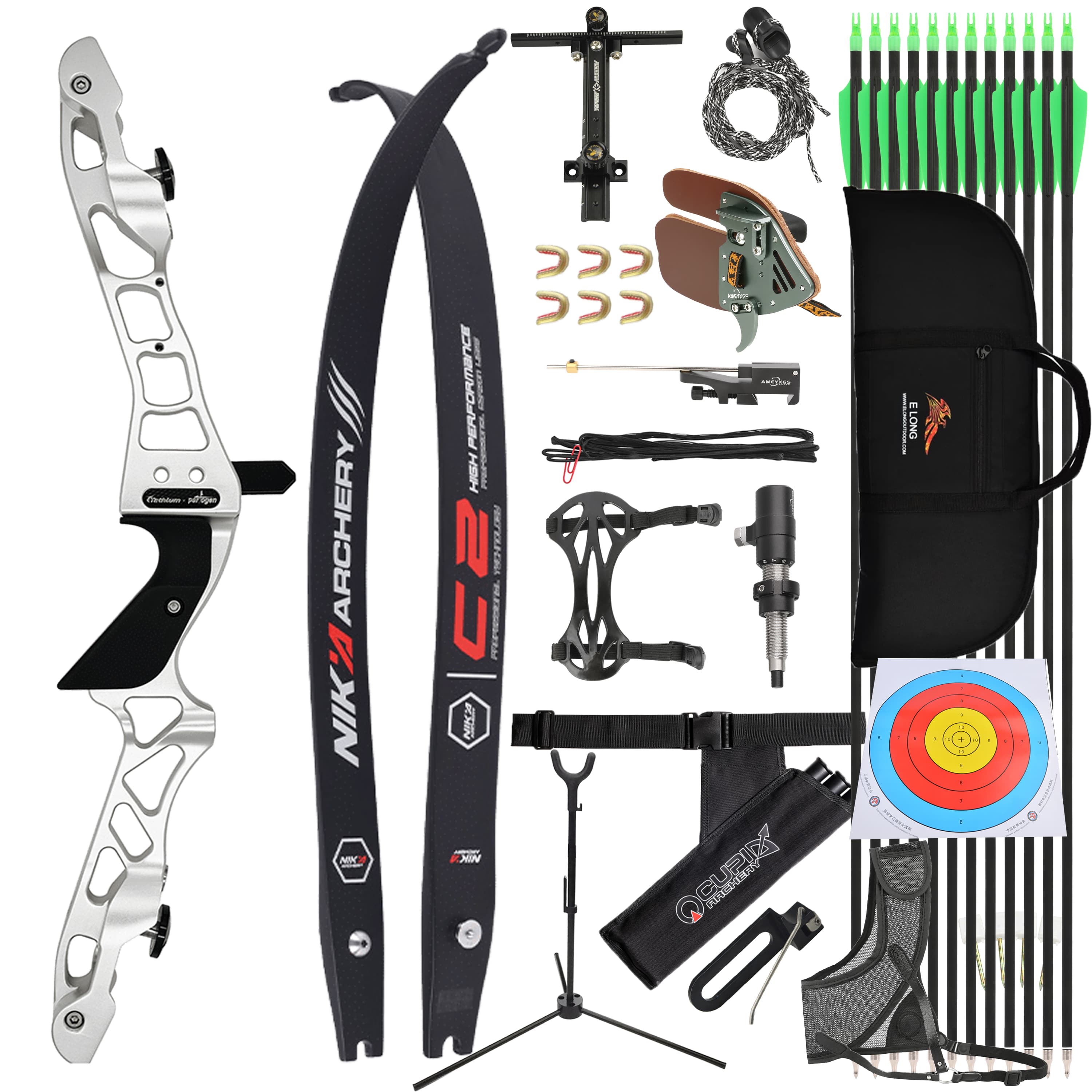 Archery 30/40/50lbs ILF Recurve Bow Takedown Bow