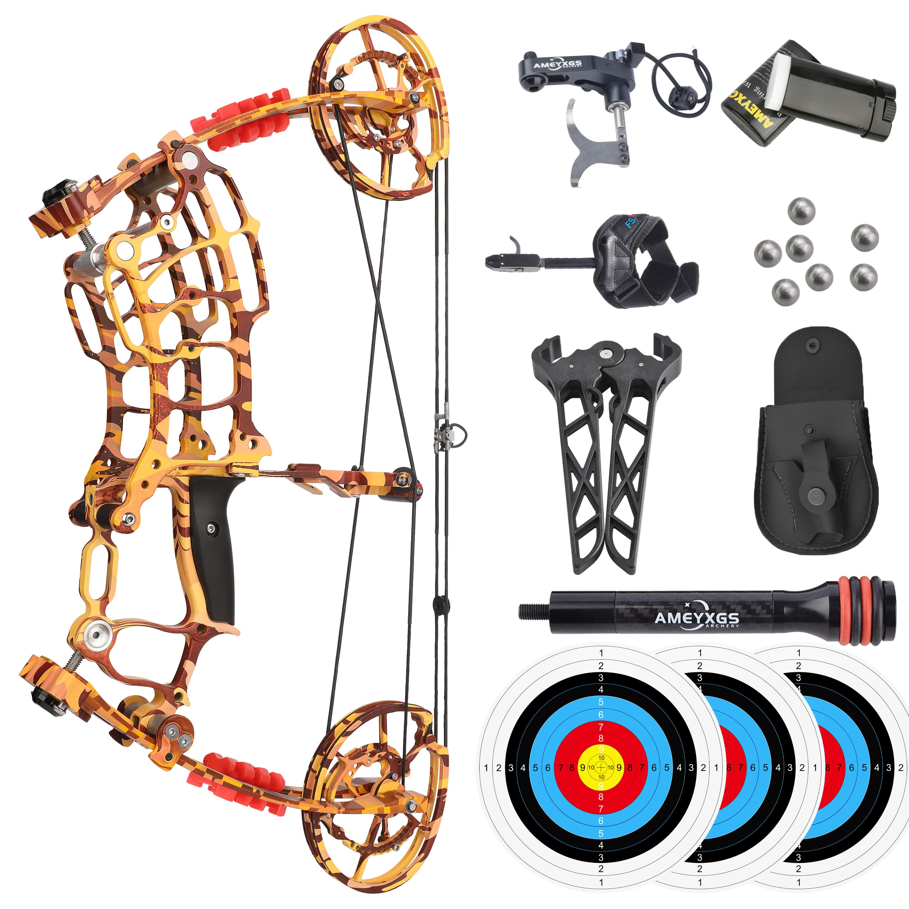 19" Ultra-Compact Compound 420FPS High Speed 30-60lbs Adjustable 