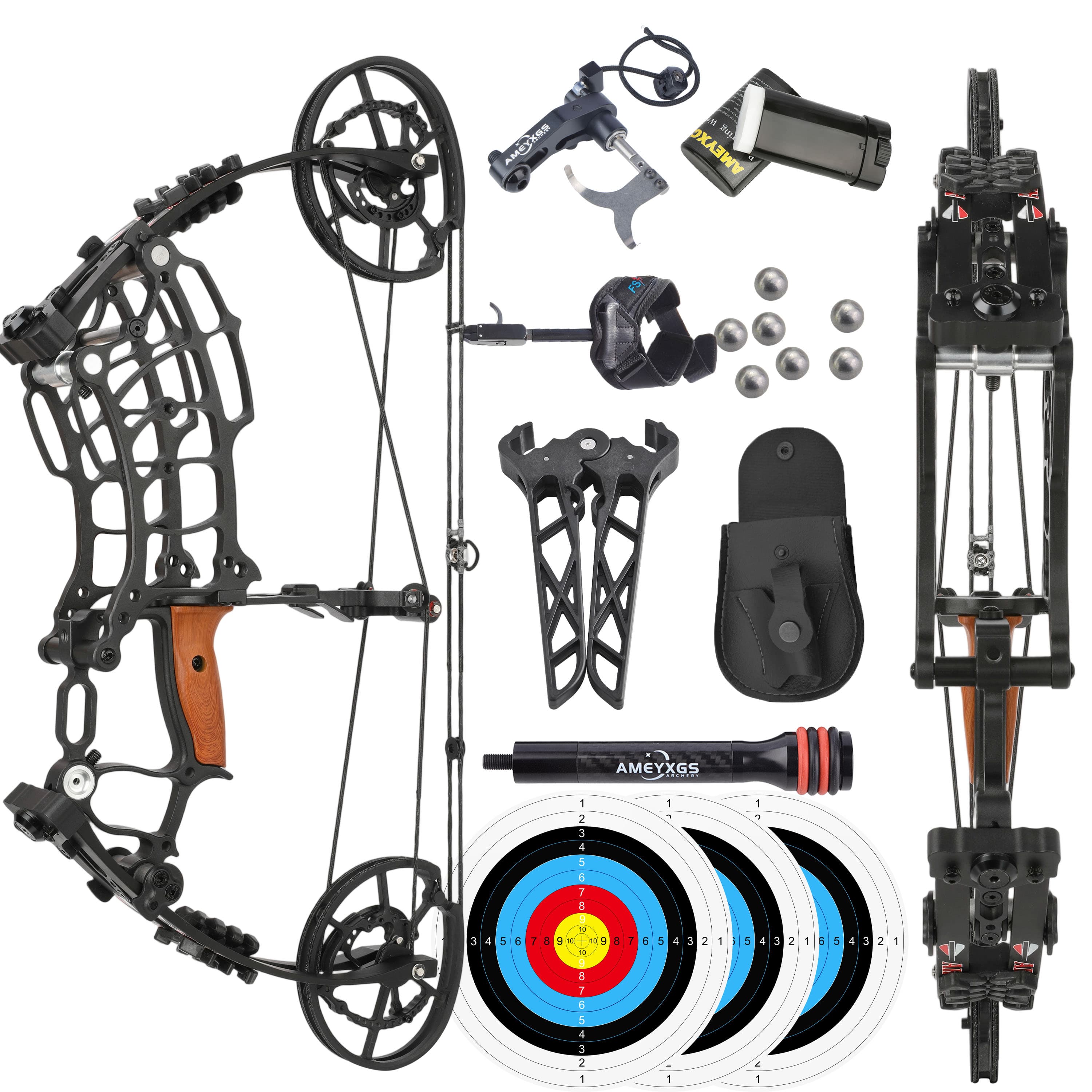 19" Ultra-Compact Compound 420FPS High Speed 30-60lbs Adjustable 