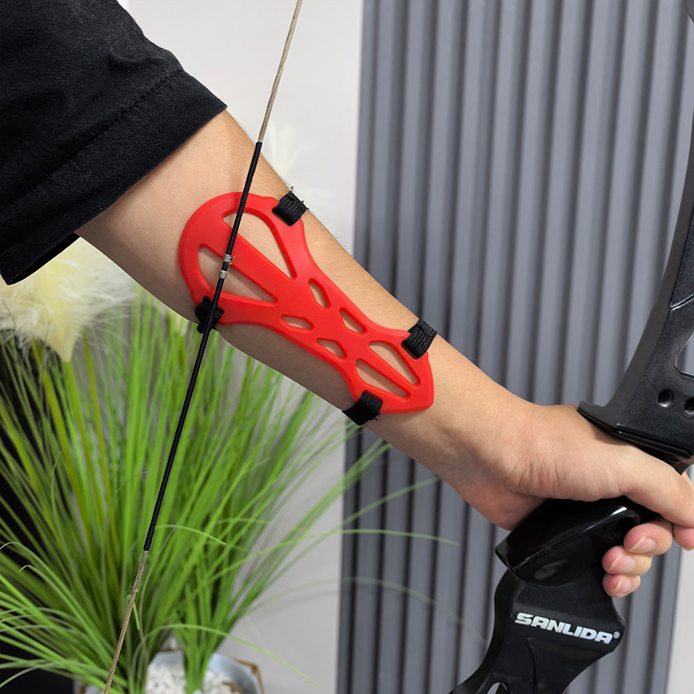 Soft Silicone Arm Guard Adjustable Archery Protector – 4 Colors