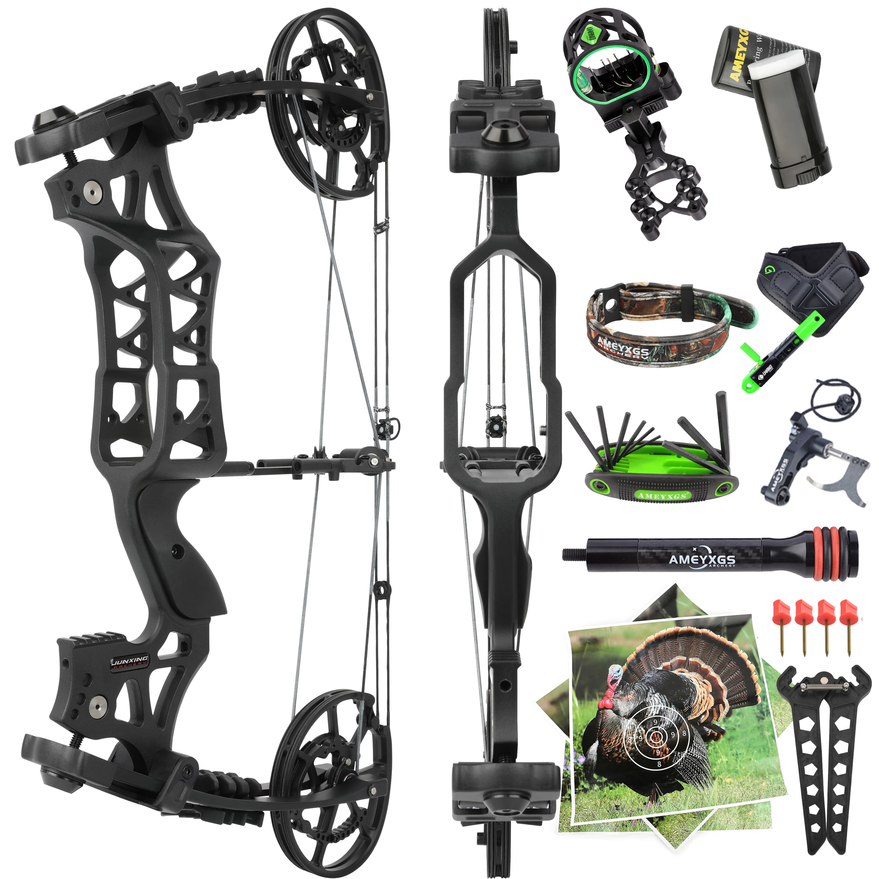40-70lbs Archery Compound Bow Set Target Archery