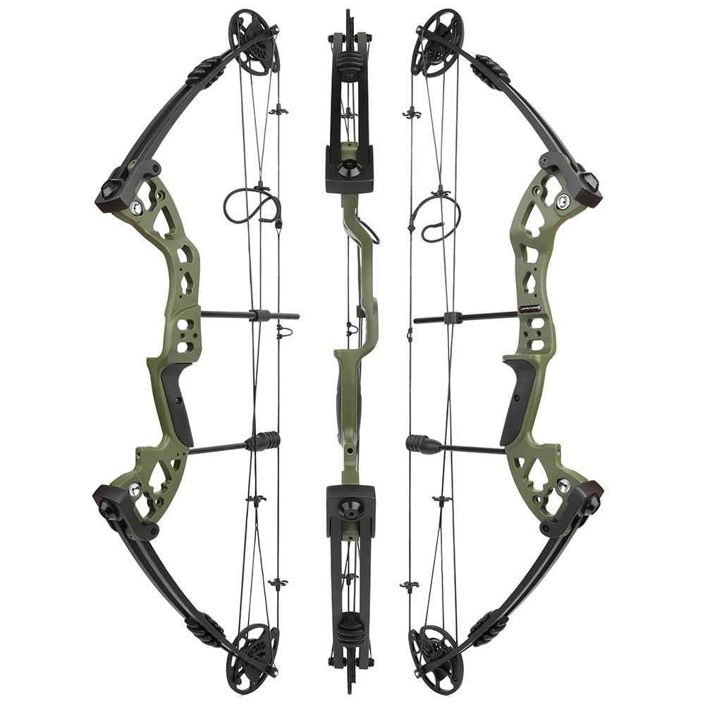 JUNXING Compound Bow Kit, Adjustable 30-55lbs, 310 FPS