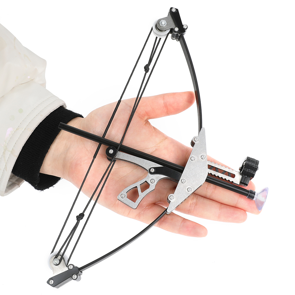 Mini Compound Bow with Short Axle Triangle Cam (Upgraded Stainless Steel)