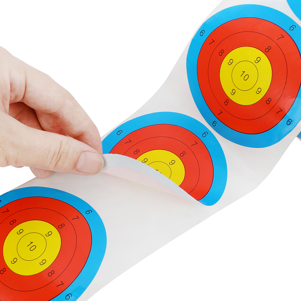 3-Inch Adhesive Shooting Target Stickers Roll – 100/200 Sheets