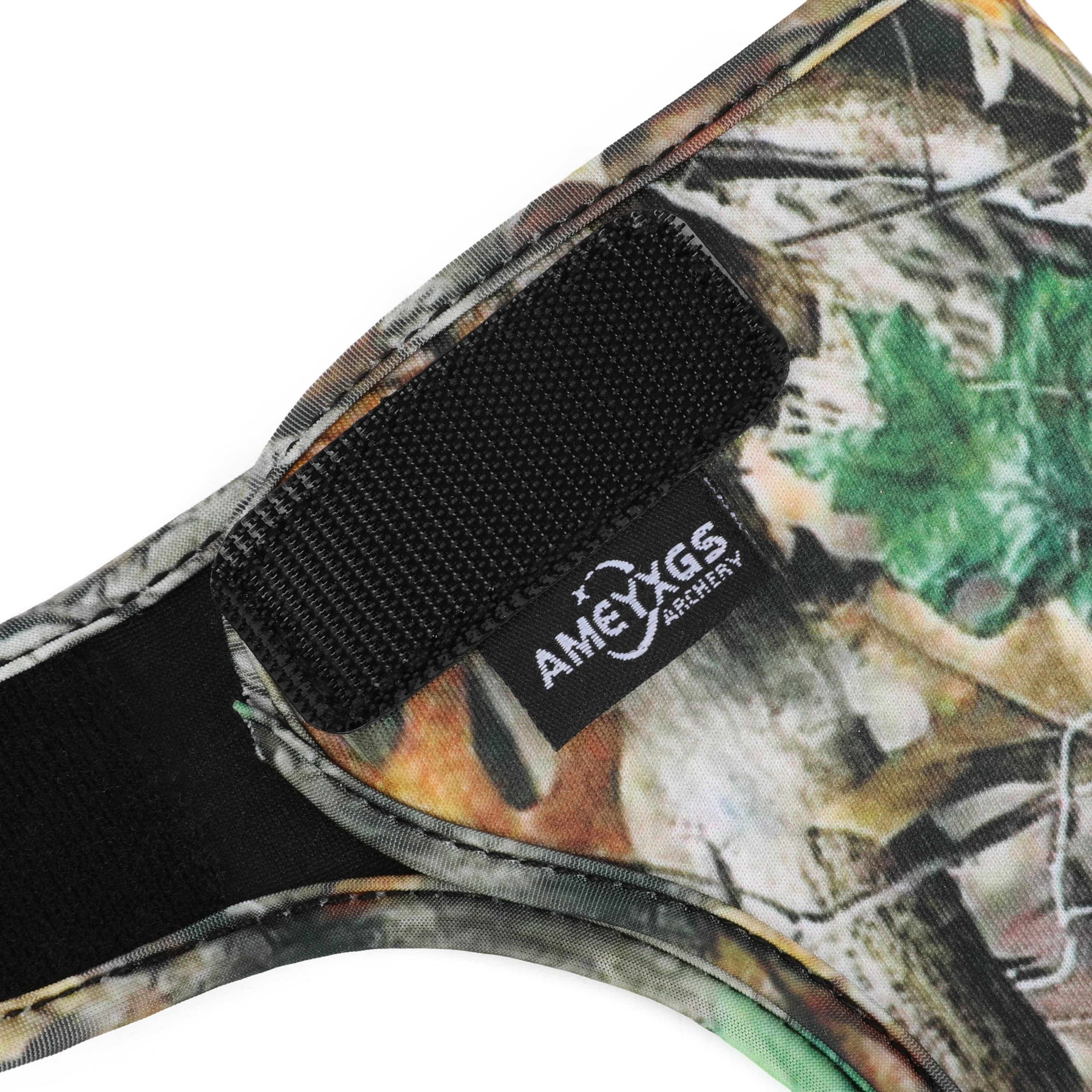 Neoprene Three-Finger Archery Glove Finger Protector – Black/Brown