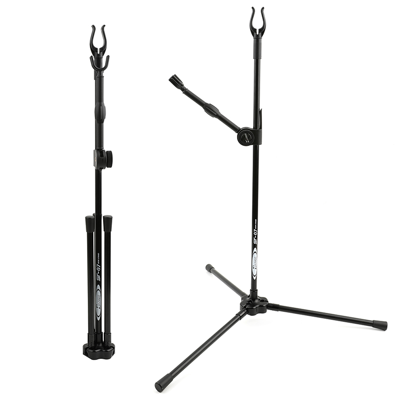 Archery Stand Holder Foldable Bracket Rack Hanger RecurveBow Long Bow Hunting
