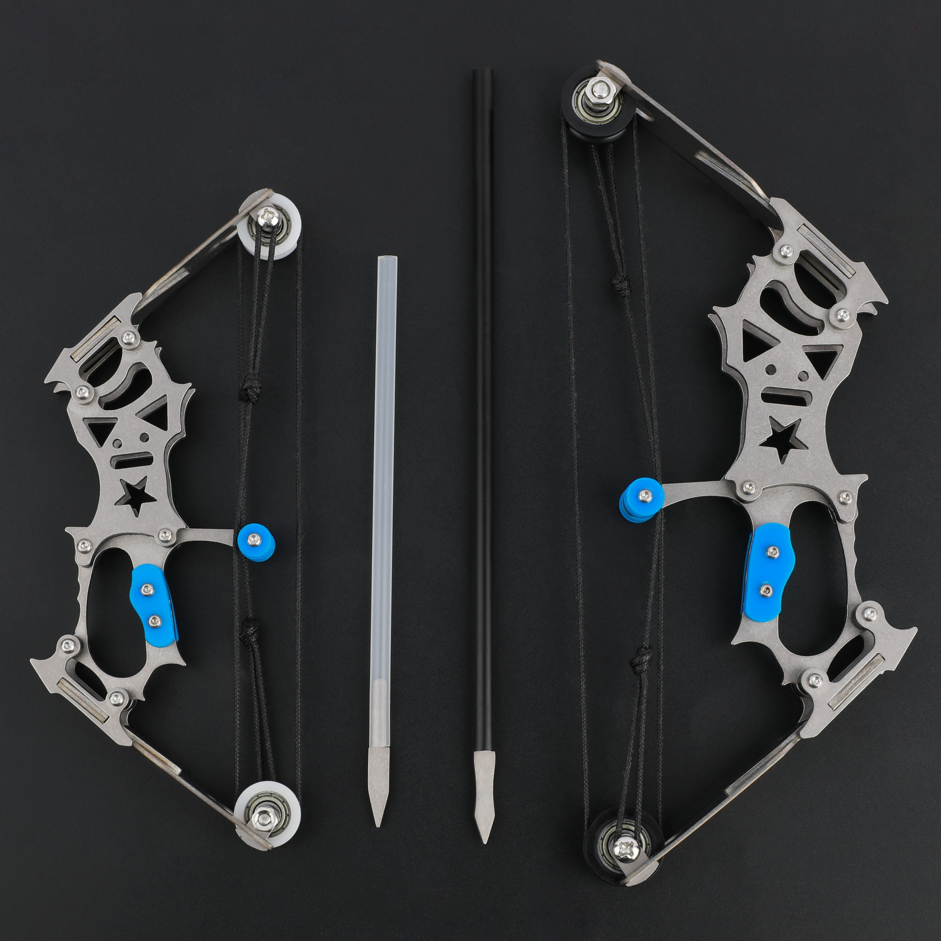 Mini Compound Bow Arrow Set Gift Target Toy Archery Practice w