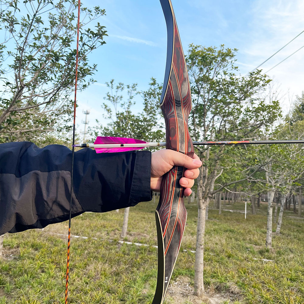 64" Archery Recurve Longbow Bow 30-60lbs Traditional Hunting