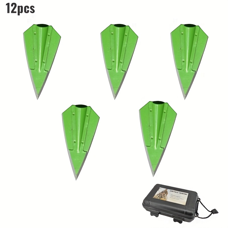  Broadhead Blade Arrow Tips - 6pcs, 115gr