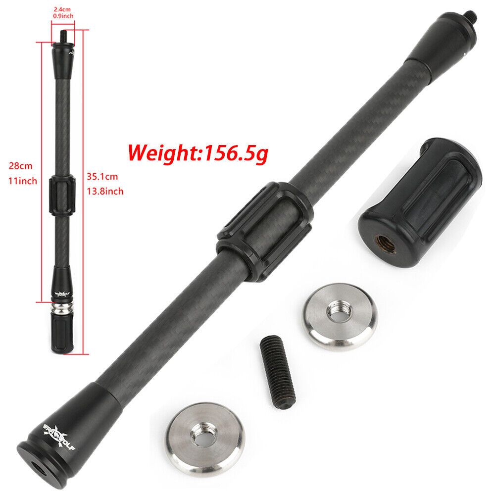 3K Carbon Balance Bar Rod 7" 9" 11" 12" 15" Stabilizer Archery Compound Bow