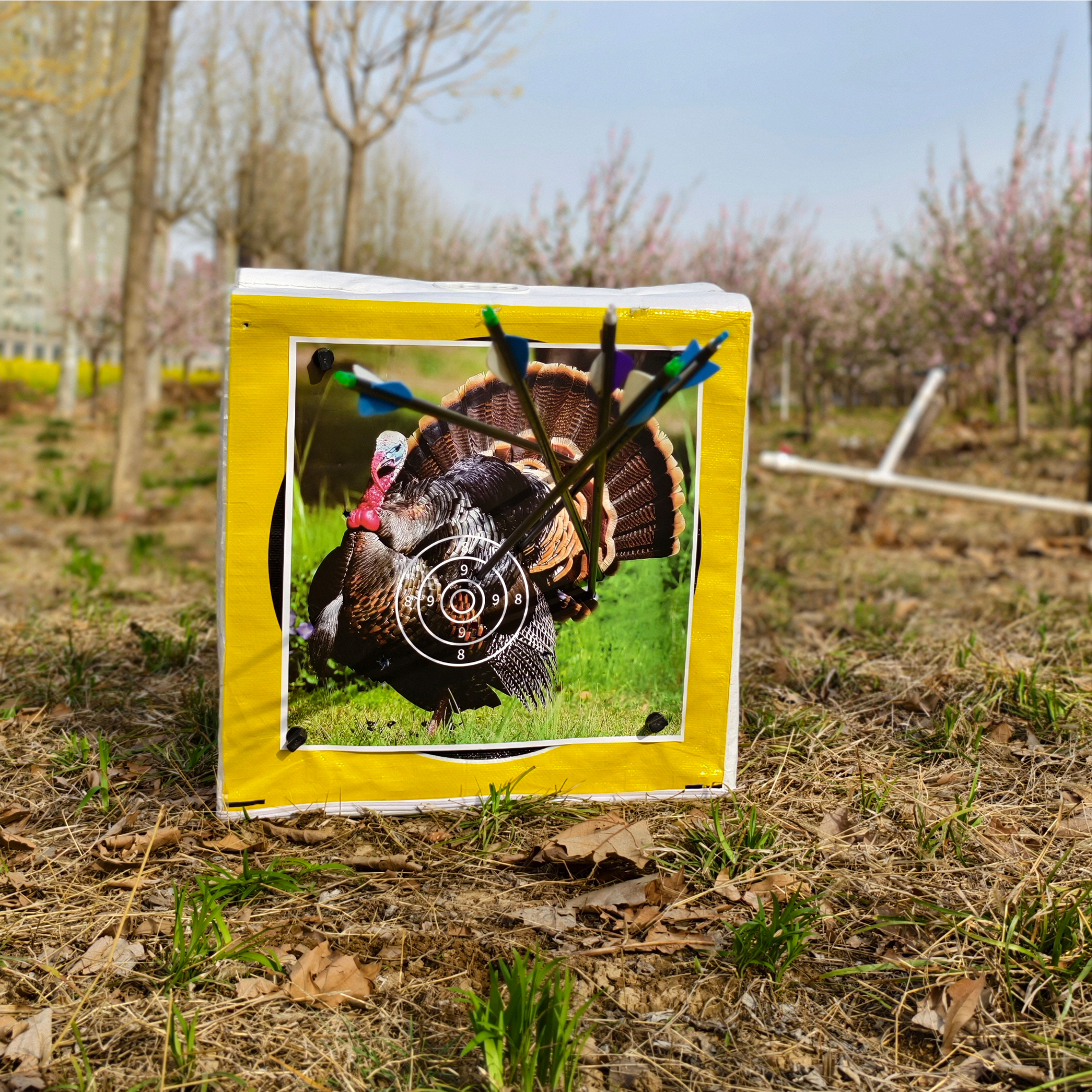 Turkey Target Paper, Coated Paper, 40x40cm