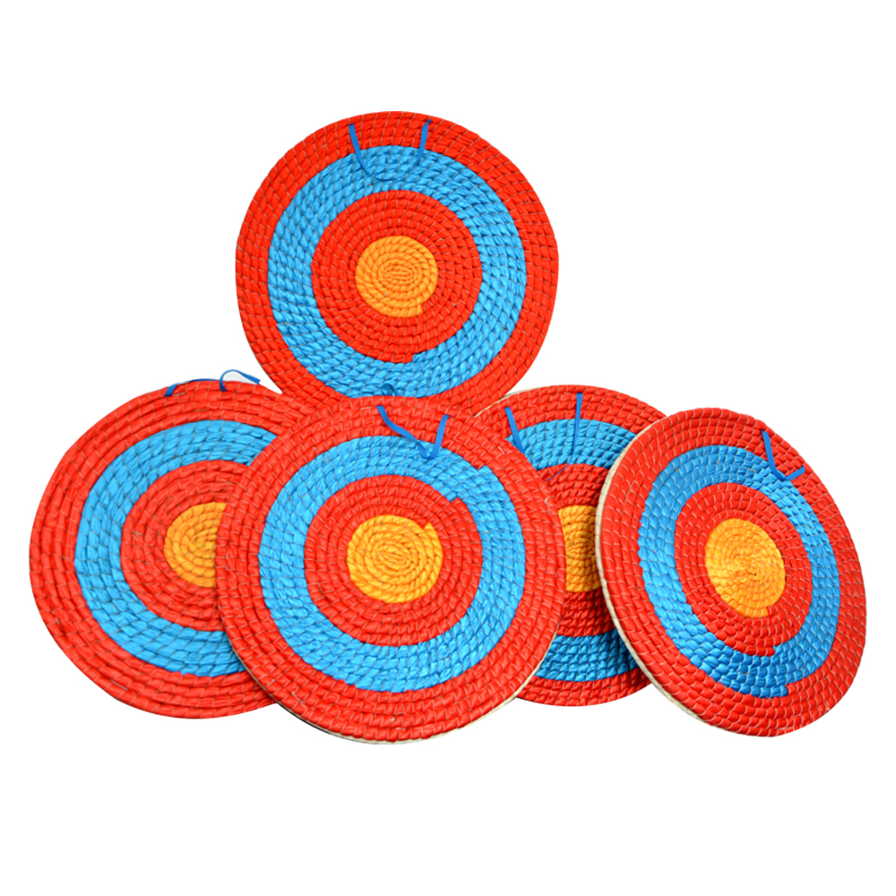 Handmade Straw Archery Target – 55cm Diameter, 1-5 Layers | Durable Traditional Arrow Target