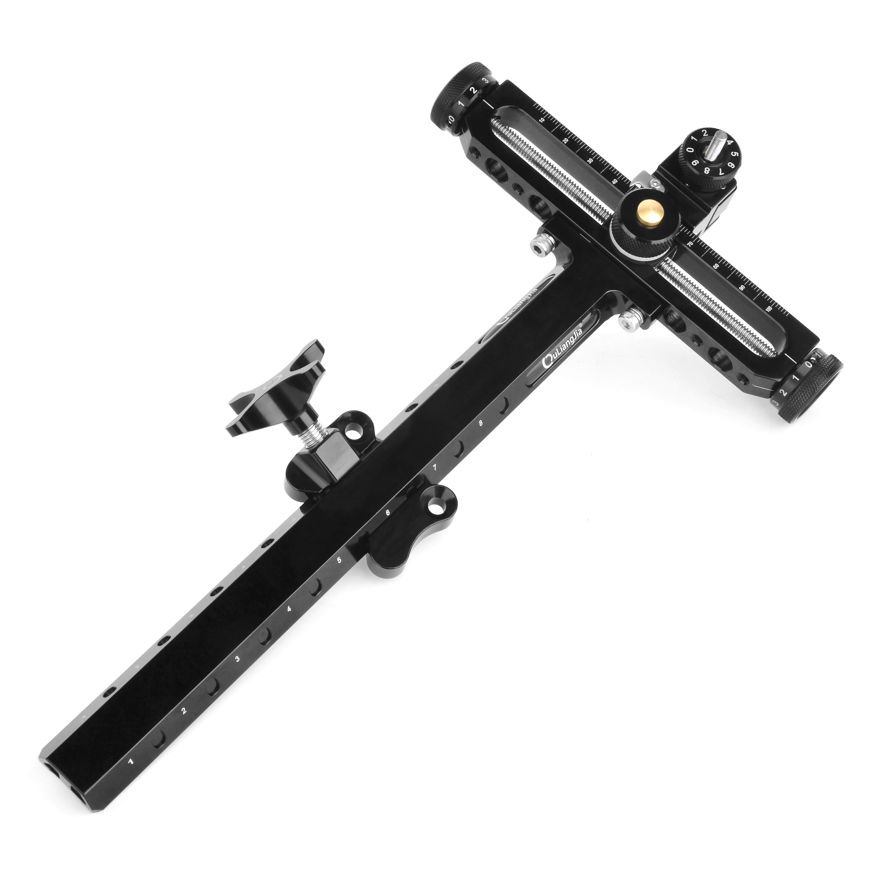 AKT-QT517B 9" Precision Recurve Bow Sight – CNC Aluminum