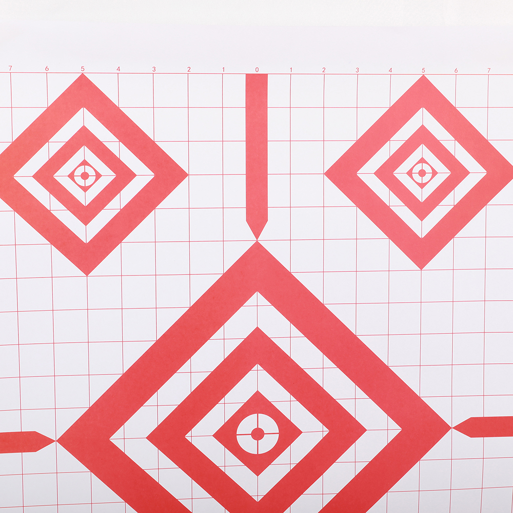 Red Shooting Target Paper 43×63cm – 10/20 Sheets Pack