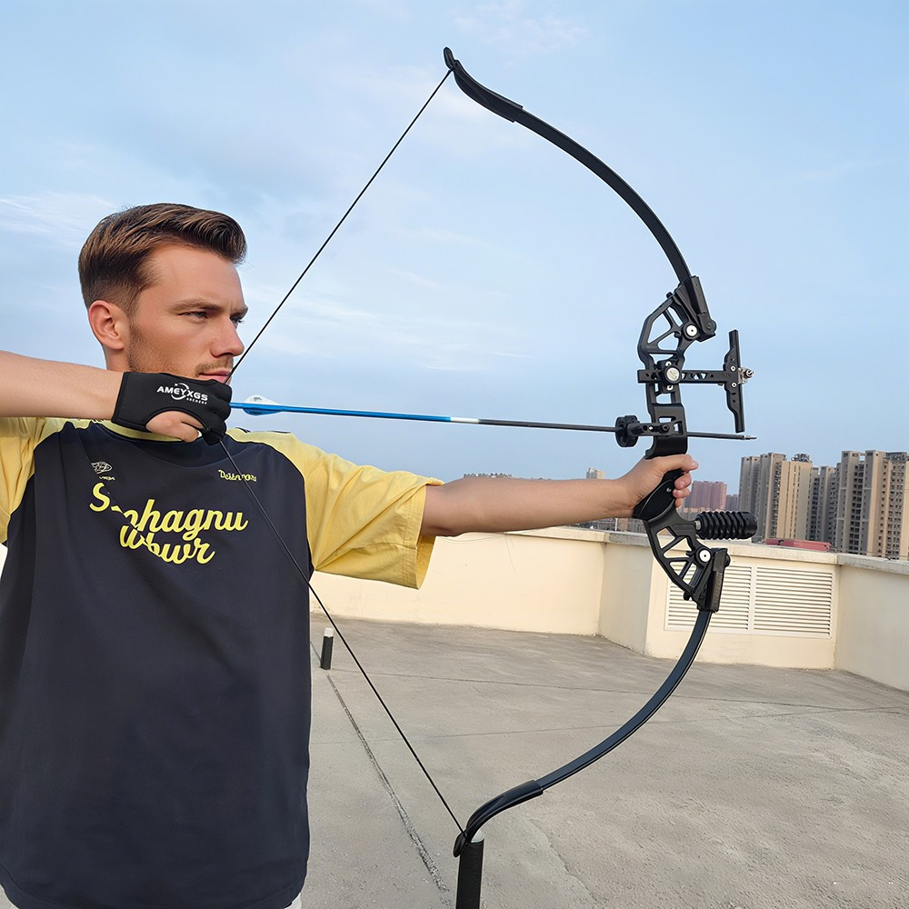 Adjustable Recurve Bow Set 30–53 lbs Aluminum Alloy Archery Kit