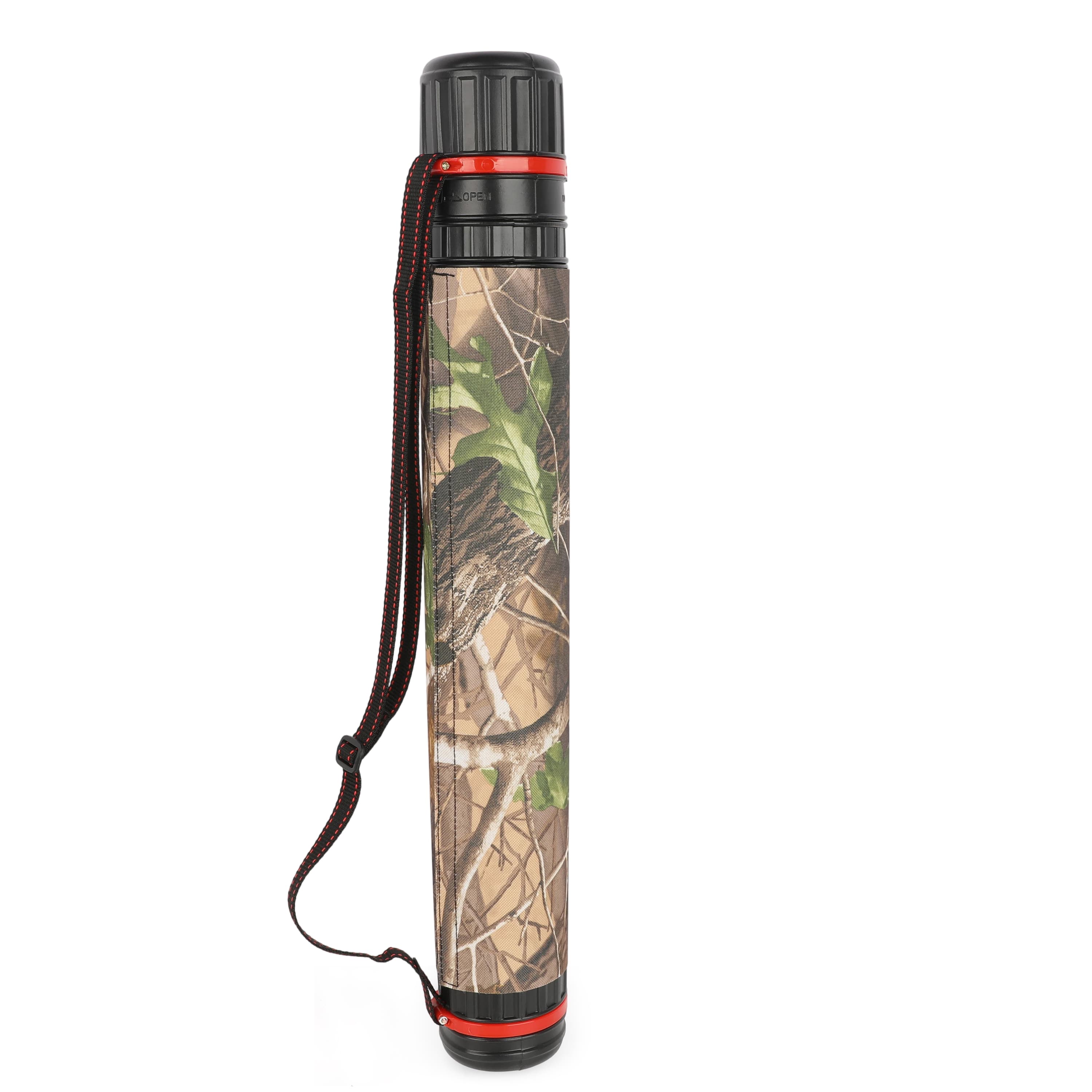 Archery Arrow Quiver Tube 63–105cm Adjustable Back Carry