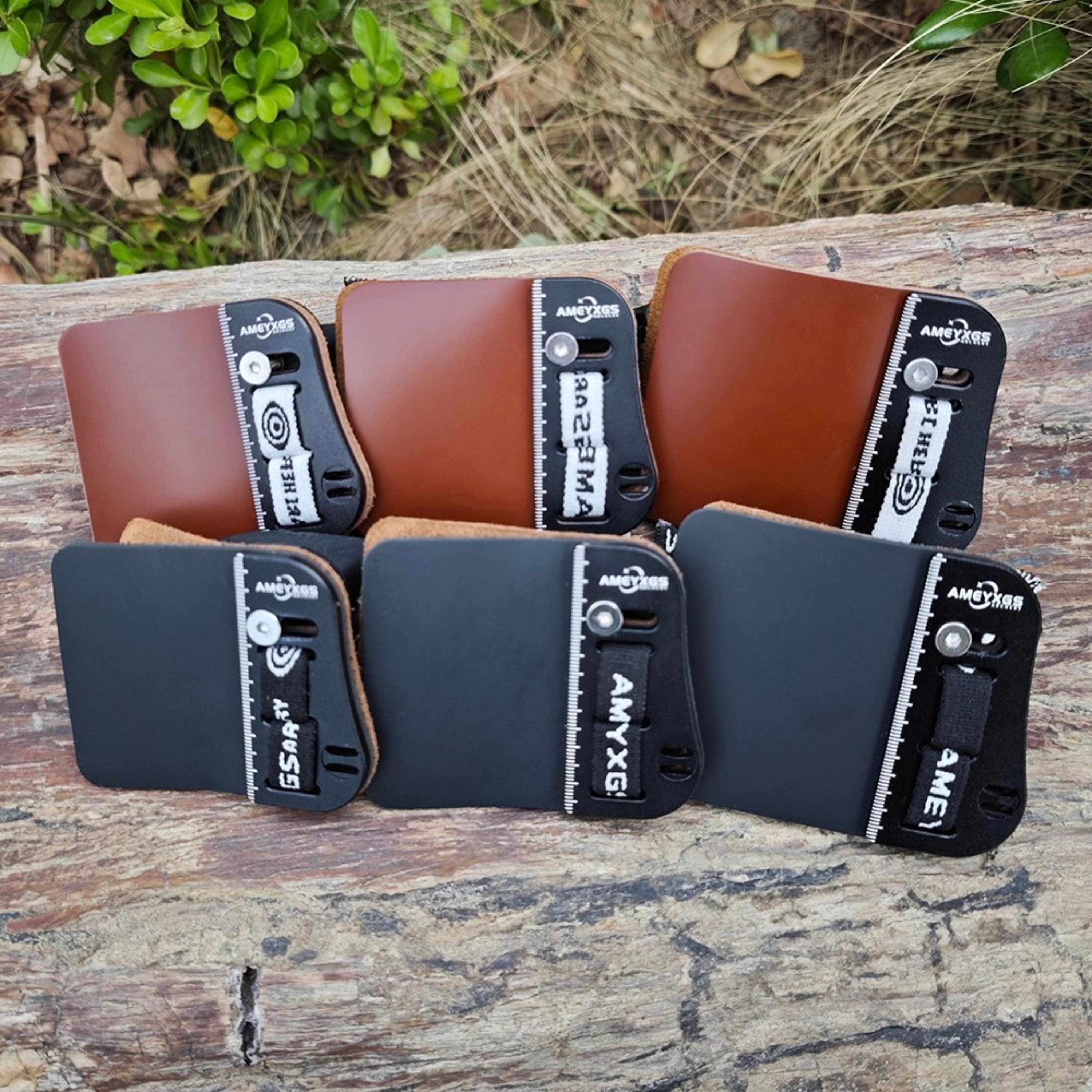 Archery AH5 Finger Guard Leather Protect Gear Tab