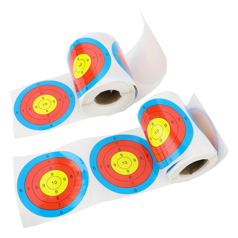 3-Inch Adhesive Shooting Target Stickers Roll – 100/200 Sheets
