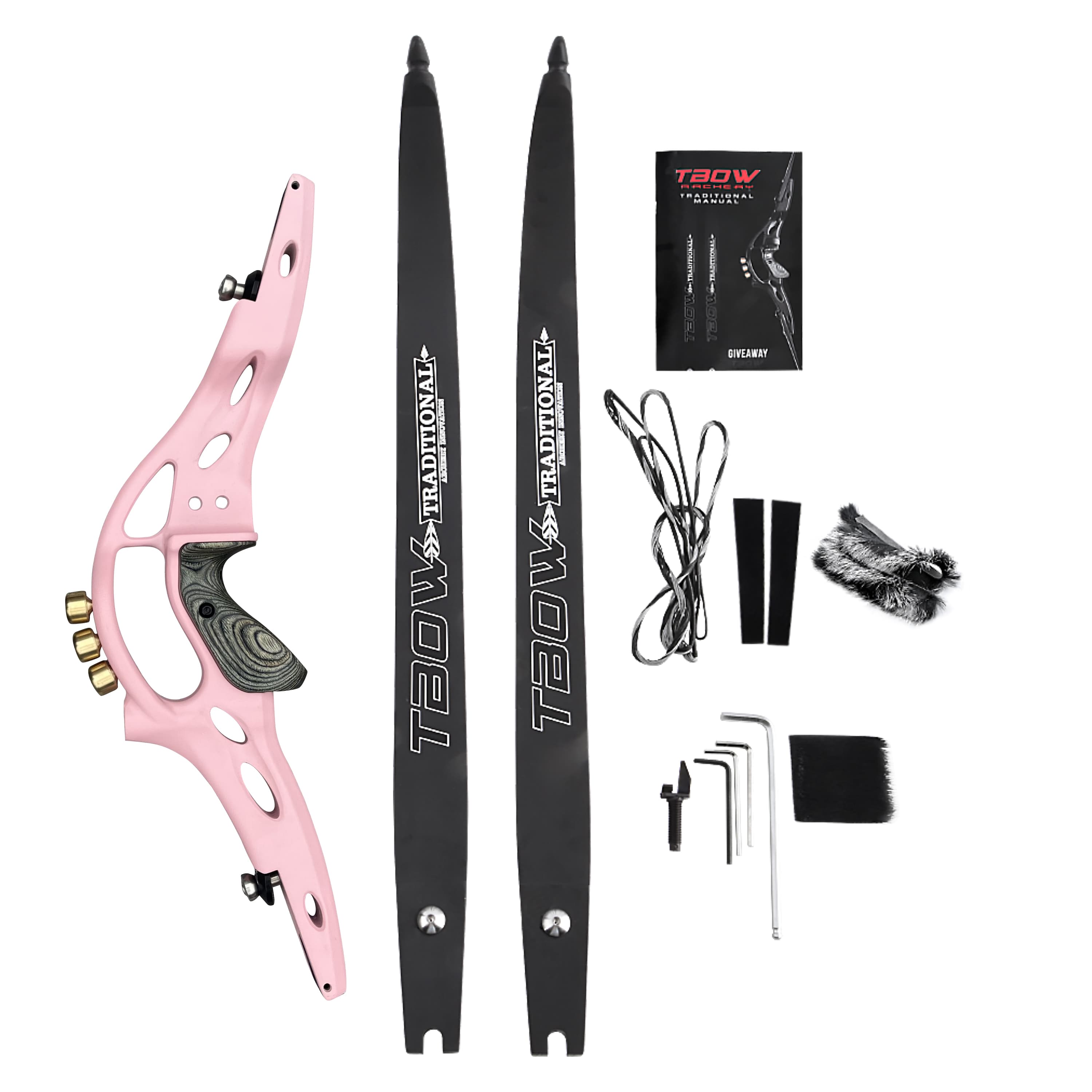 TBOW 62" ILF American Bow 30-60# Recurve Hunting