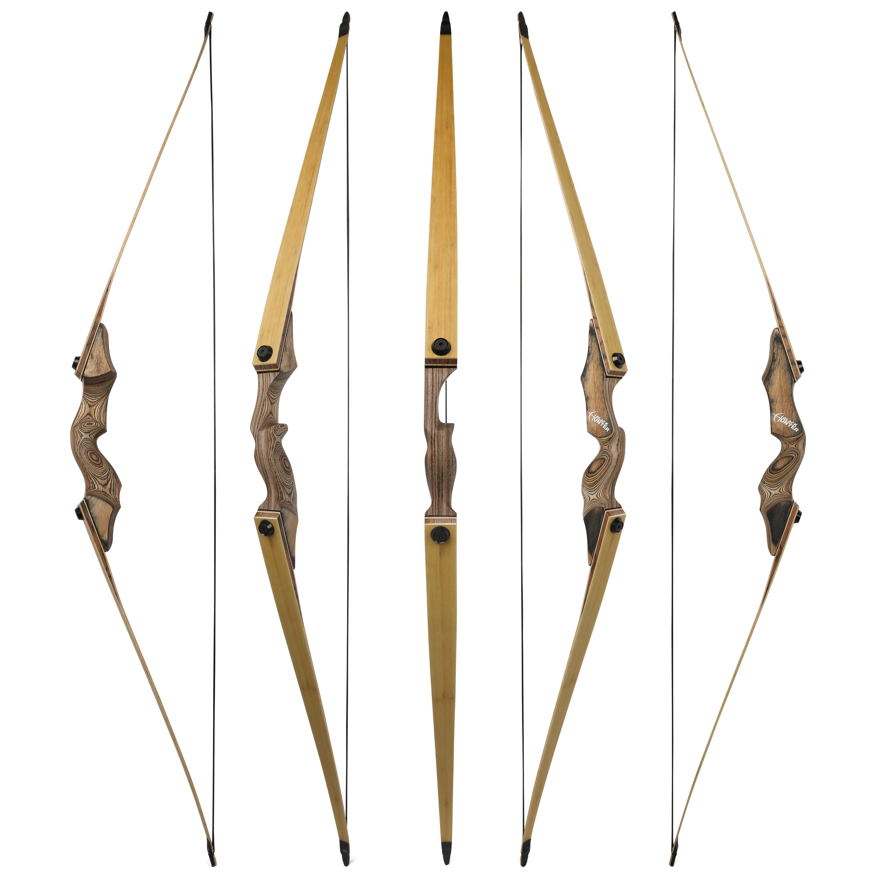 Black Hunter Takedown Longbow Full Kit 20-60lbs RH LH