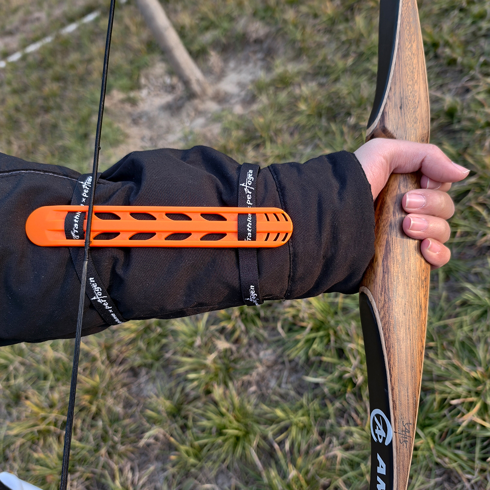 TPU Archery Arm Guard Adjustable Strap Protector 