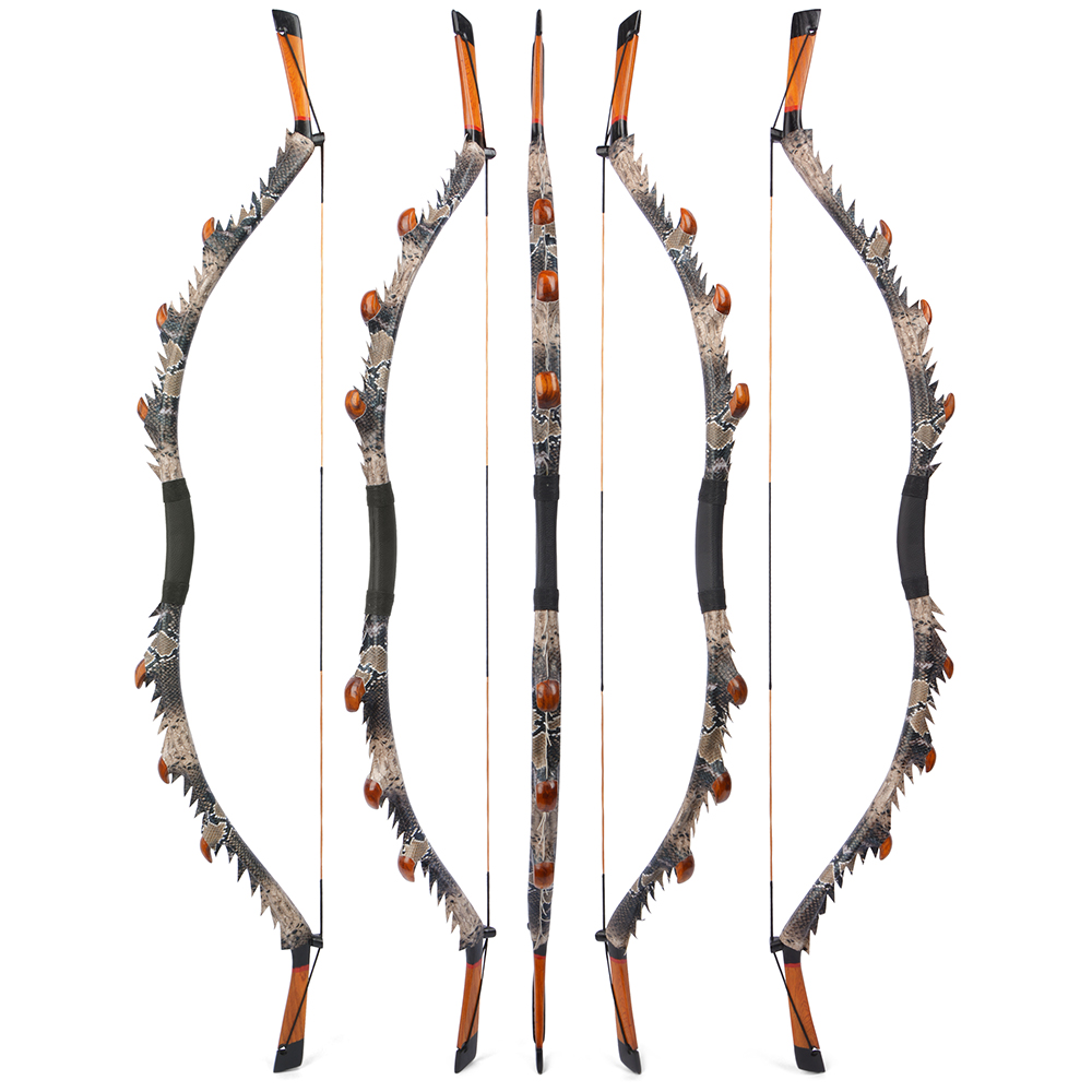  Recurve Bow Kit  35/45/55lbs Wooden Takedown Hunting Split Bow