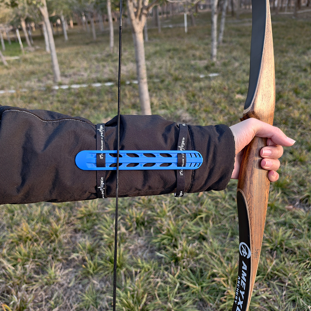 TPU Archery Arm Guard Adjustable Strap Protector 