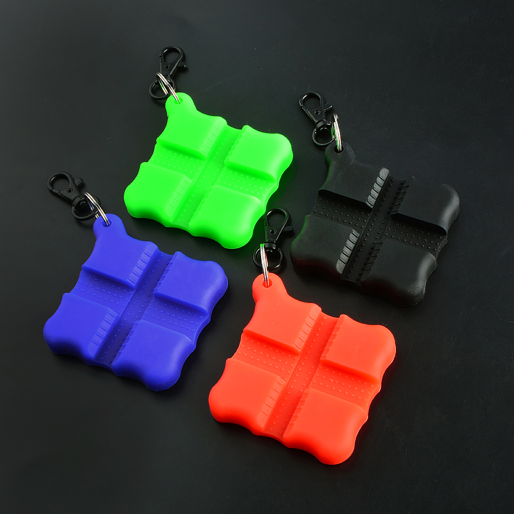 Silicone Square Arrow Puller Grip with Dual Grooves for Archery