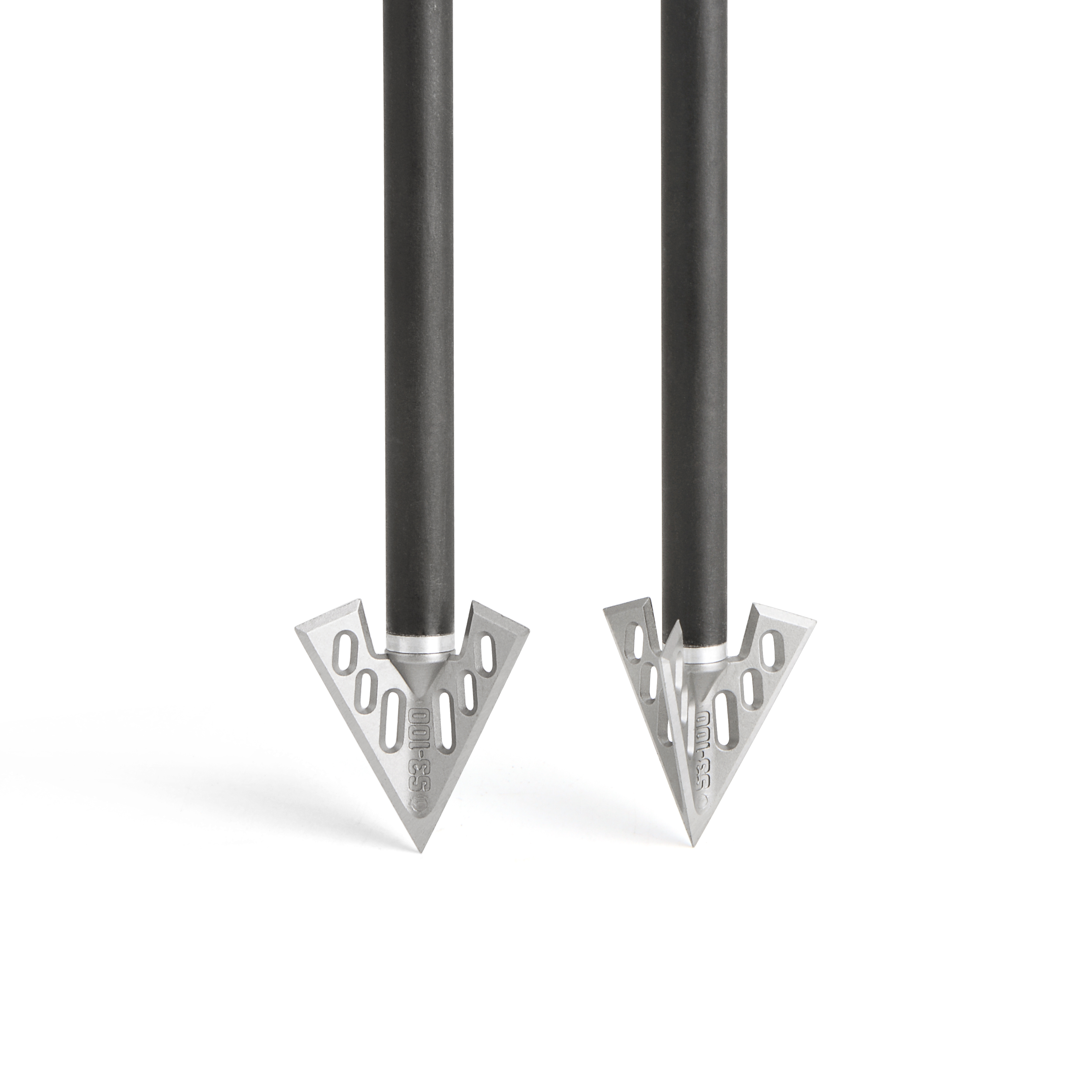 Universal Thread Aluminum Arrowheads, High Hardness, Pack of 6