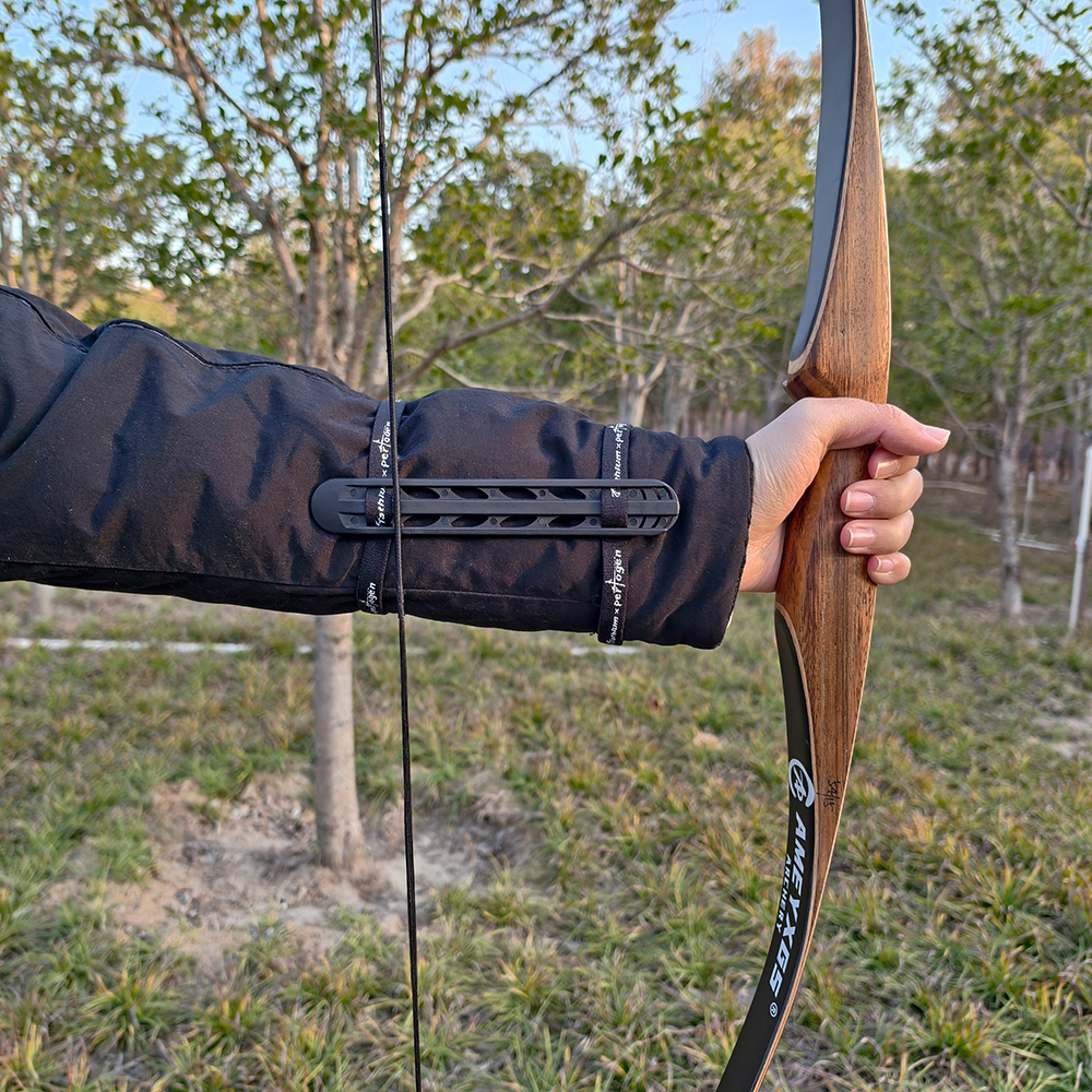 TPU Archery Arm Guard Adjustable Strap Protector 