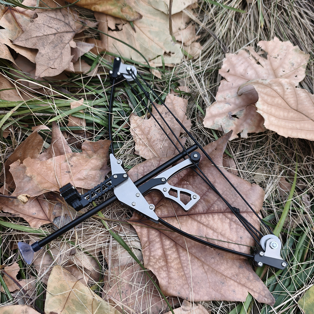Mini Compound Bow with Short Axle Triangle Cam (Upgraded Stainless Steel)
