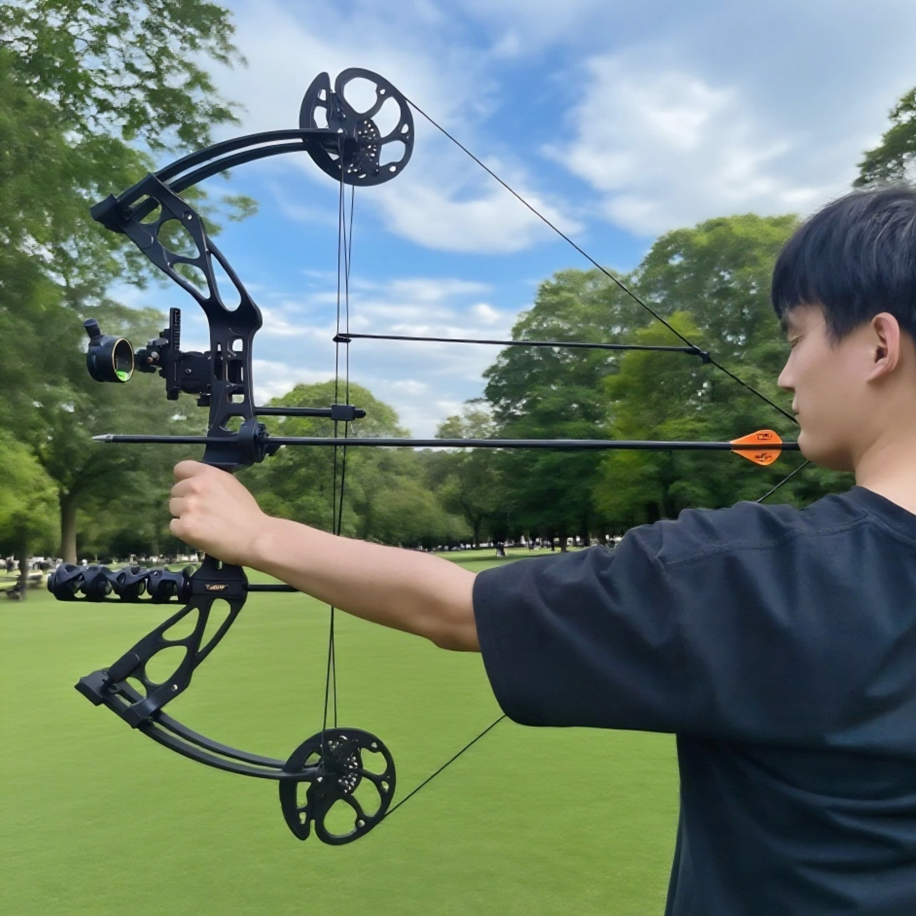 M133 Archery 0–70LBS Compound Bow Kit with Accessories Shooting 