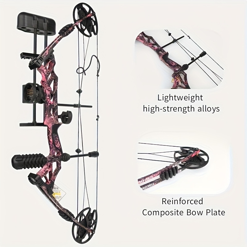 KAIMEI Qin Red Camouflage Compound Bow