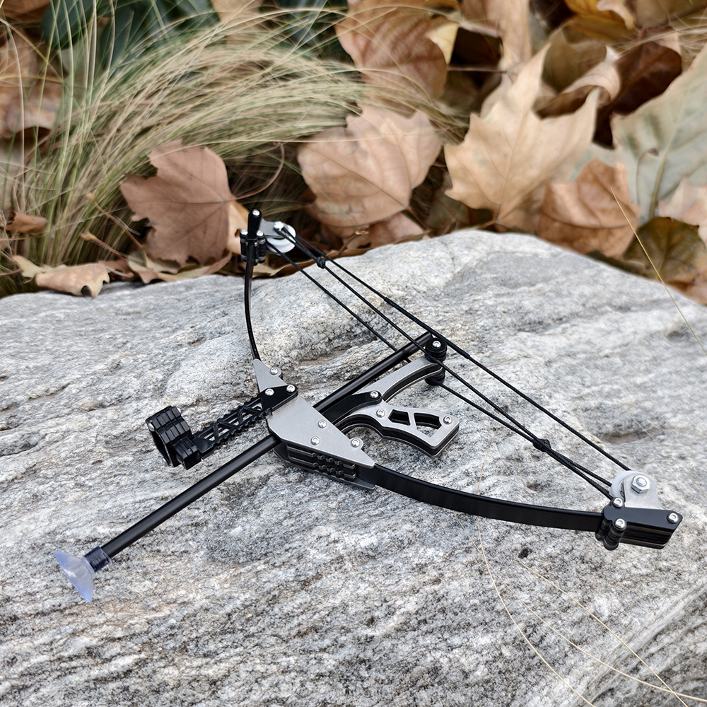 Mini Compound Bow with Short Axle Triangle Cam (Upgraded Stainless Steel)