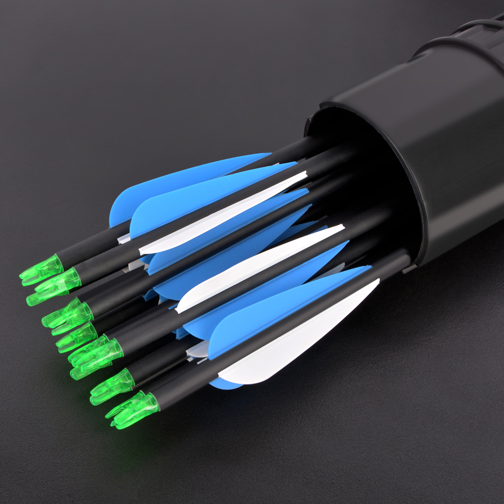 500 Spine Mixed Carbon Arrows – 12pcs