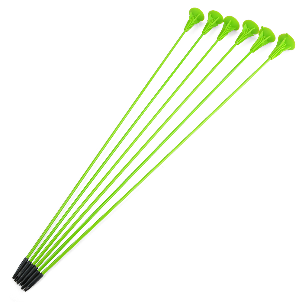 Children's Suction Cup Arrows Green 30g 12-Pack with Strong Adhesion  Bullet Points: