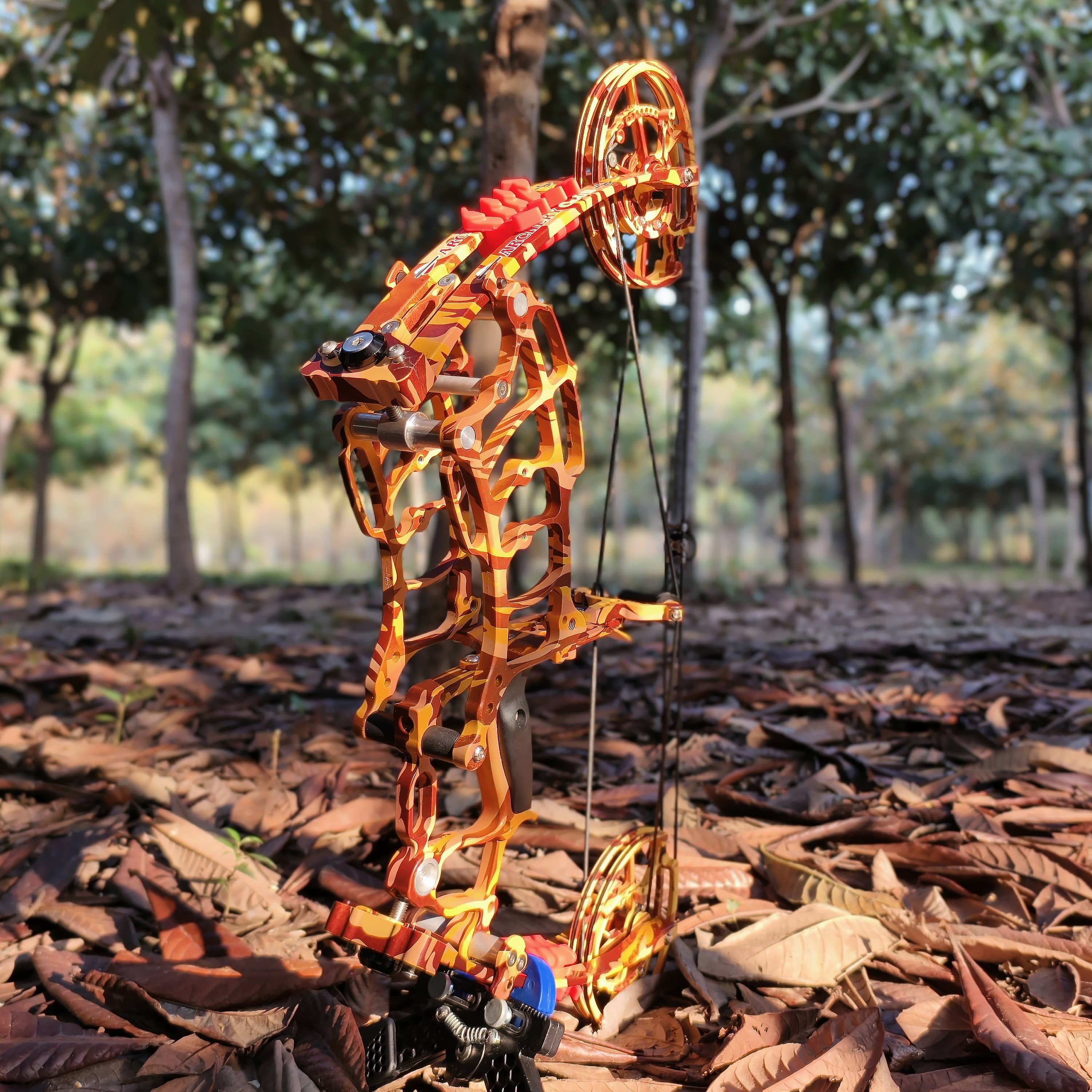 Short Axis Dual-Use Compound Hunting Bow Kit 30–70lbs