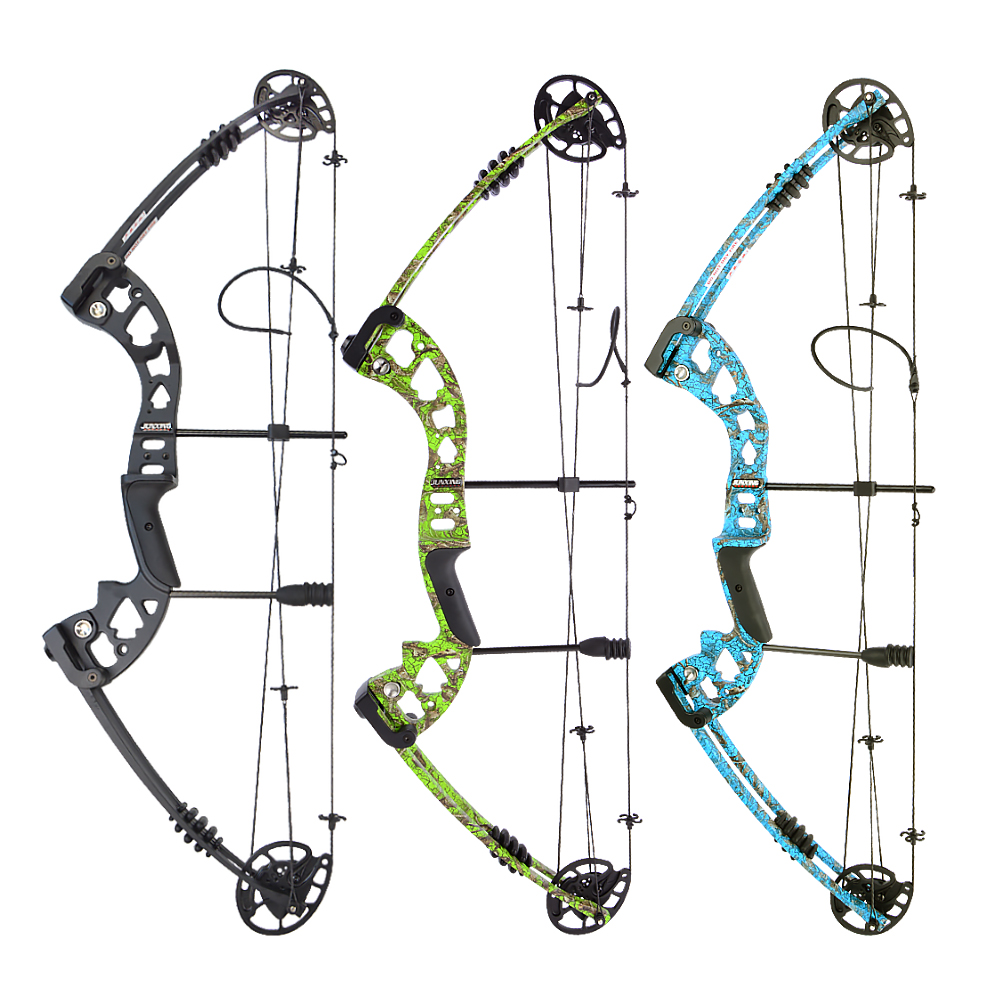 Warship 30-55lbs Adjustable Compound Bow Set with Dual Cam System