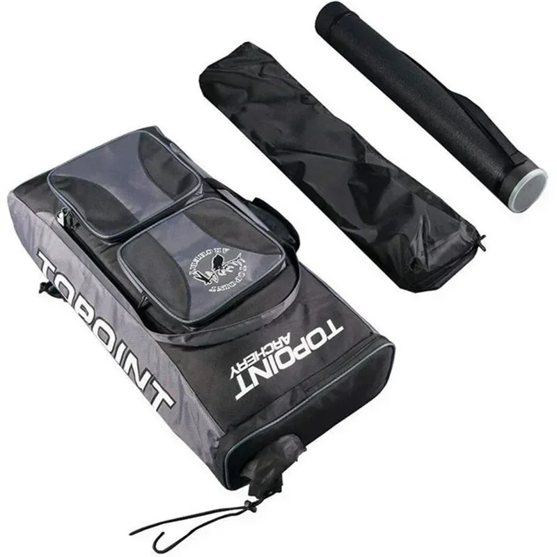 Archery Recurve Bow Bag Portable Takedown Case Portable Backpack with Arrow Quiver Outdoor Handbag Hunting Shooting Accessories