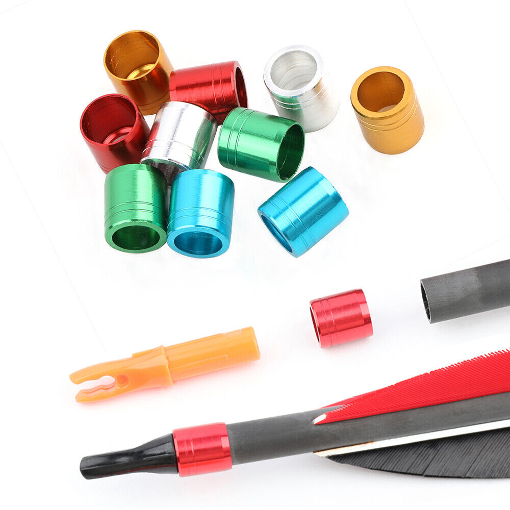 50Pcs Archery Explosion-proof Ring ID6.2mm OD7.1/7.4/7.6mm Arrow Nocks Protector