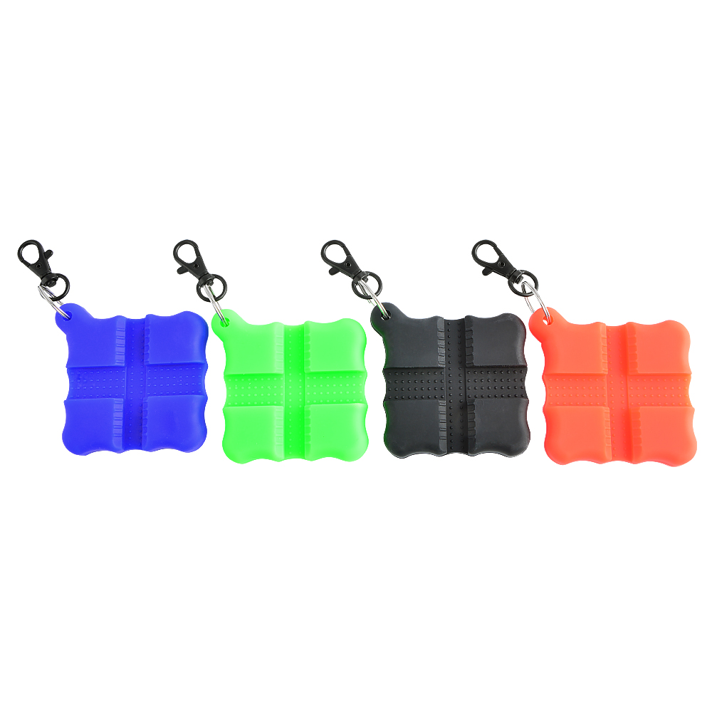 Silicone Square Arrow Puller Grip with Dual Grooves for Archery