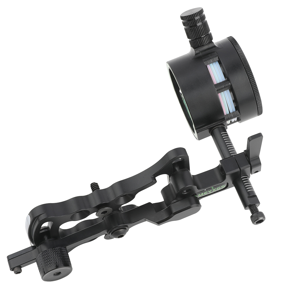 AME Dual-Lever 2-Pin Bow Sight Black CNC Aluminum