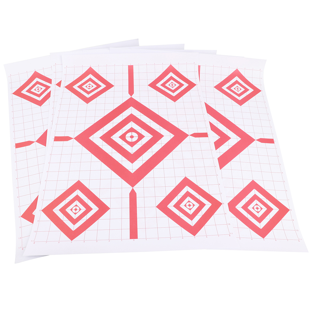 Red Shooting Target Paper 43×63cm – 10/20 Sheets Pack