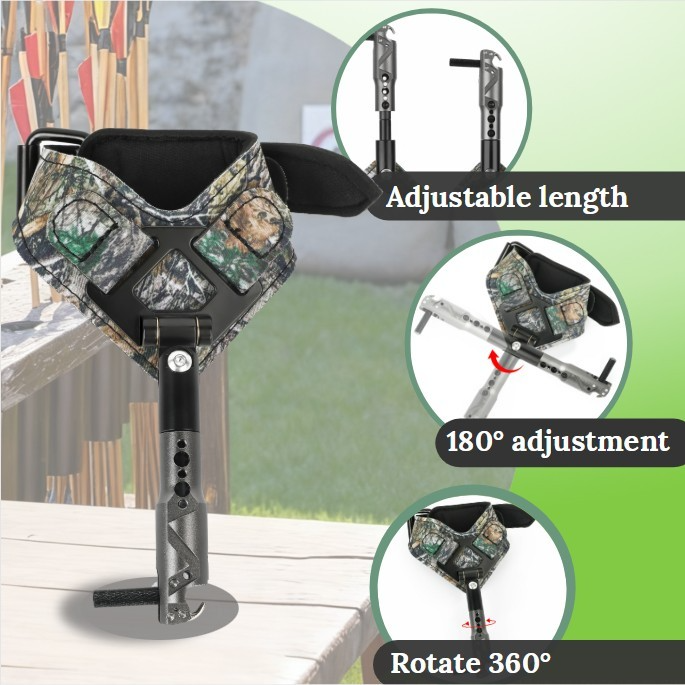 Adjustable Camo Archery Bow Release Aid for Compound Bow