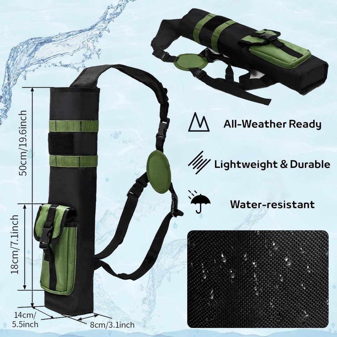 Archery Arrow Quiver PVC Oxford Shoulder Back Quiver
